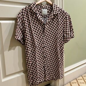 Denim & Flower Party Shirt | Size S